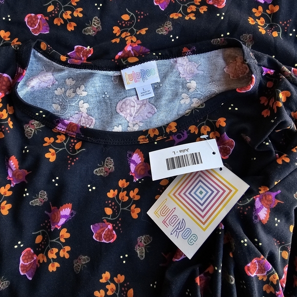 LuLaRoe Julia Pencil Dress Womens Large - Picture 4 of 4